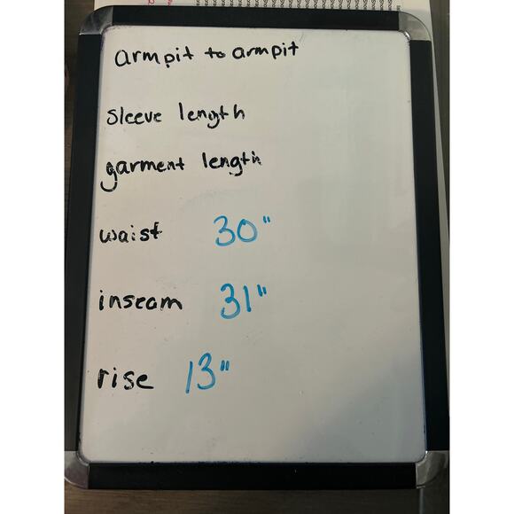 GUC Man Cover Men's Tan Suede Pants Pockets Pleats Pockets Size 30 x 31 - Picture 7 of 7